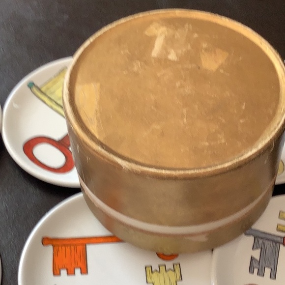 8 vintage coasters made in Milan from bucciarelli  mint condition - Picture 6 of 10